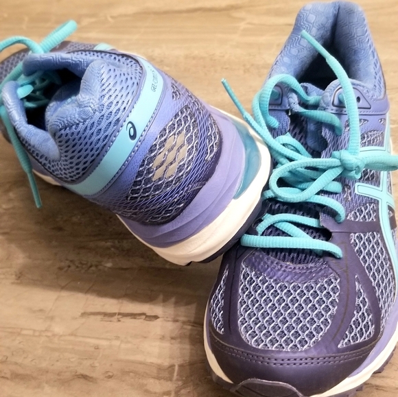 Asics blue women's shoes size 7.5 US - Picture 4 of 13